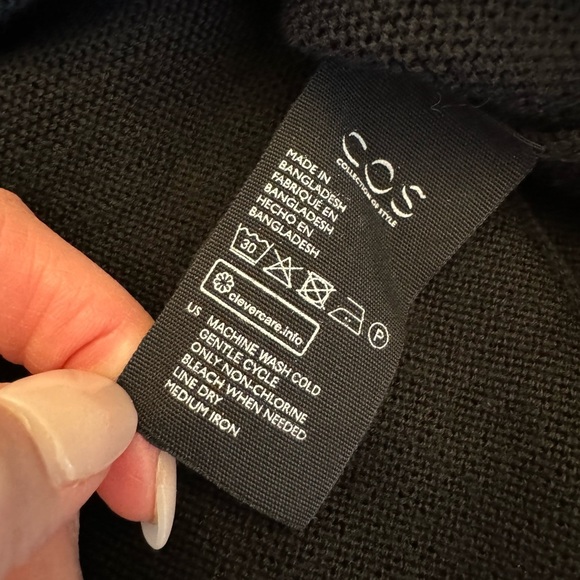 COS A-Line Merino Wool Sweater, sz XS - Picture 5 of 12